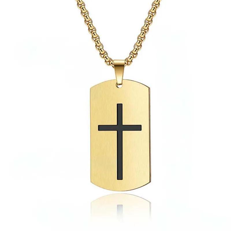 Stainless Steel Dog Tag Pendant Necklace Manufacturing