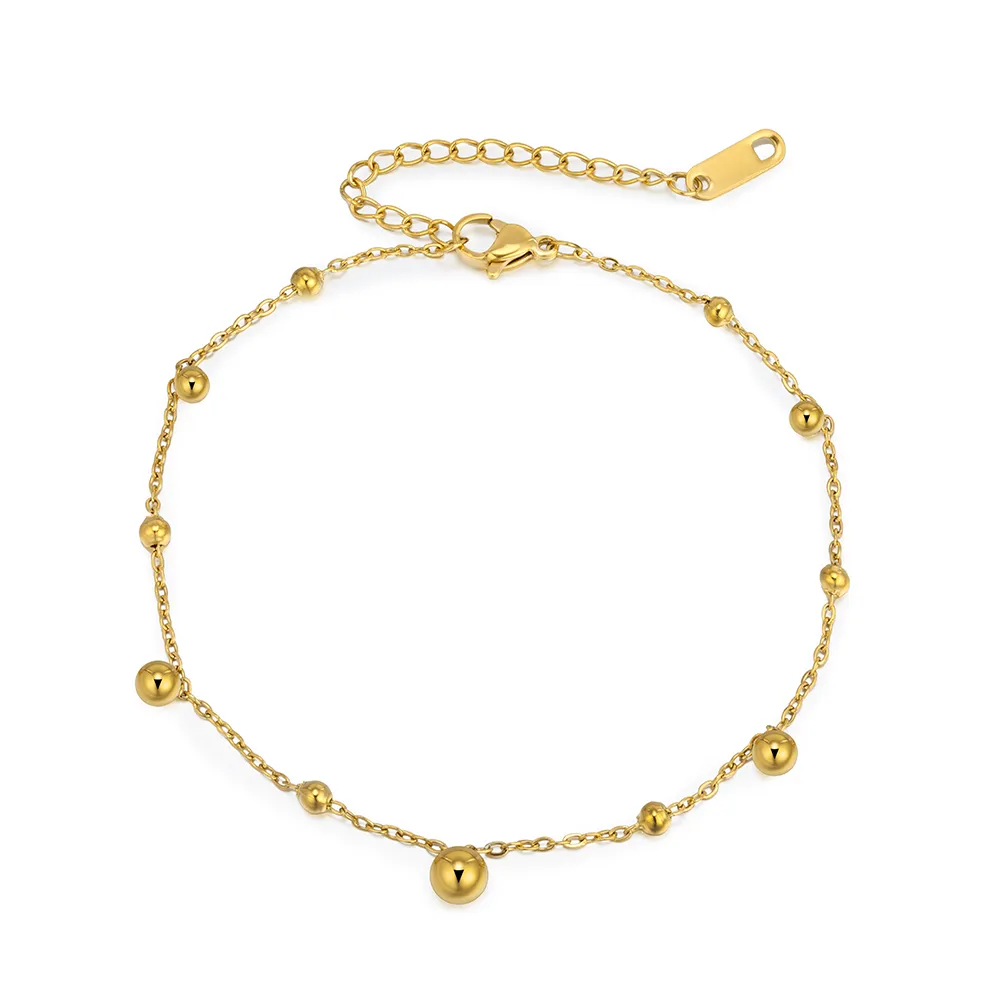Stainless steel bead bracelet Fully Customizable Made-to-Order Jewelry for small brands