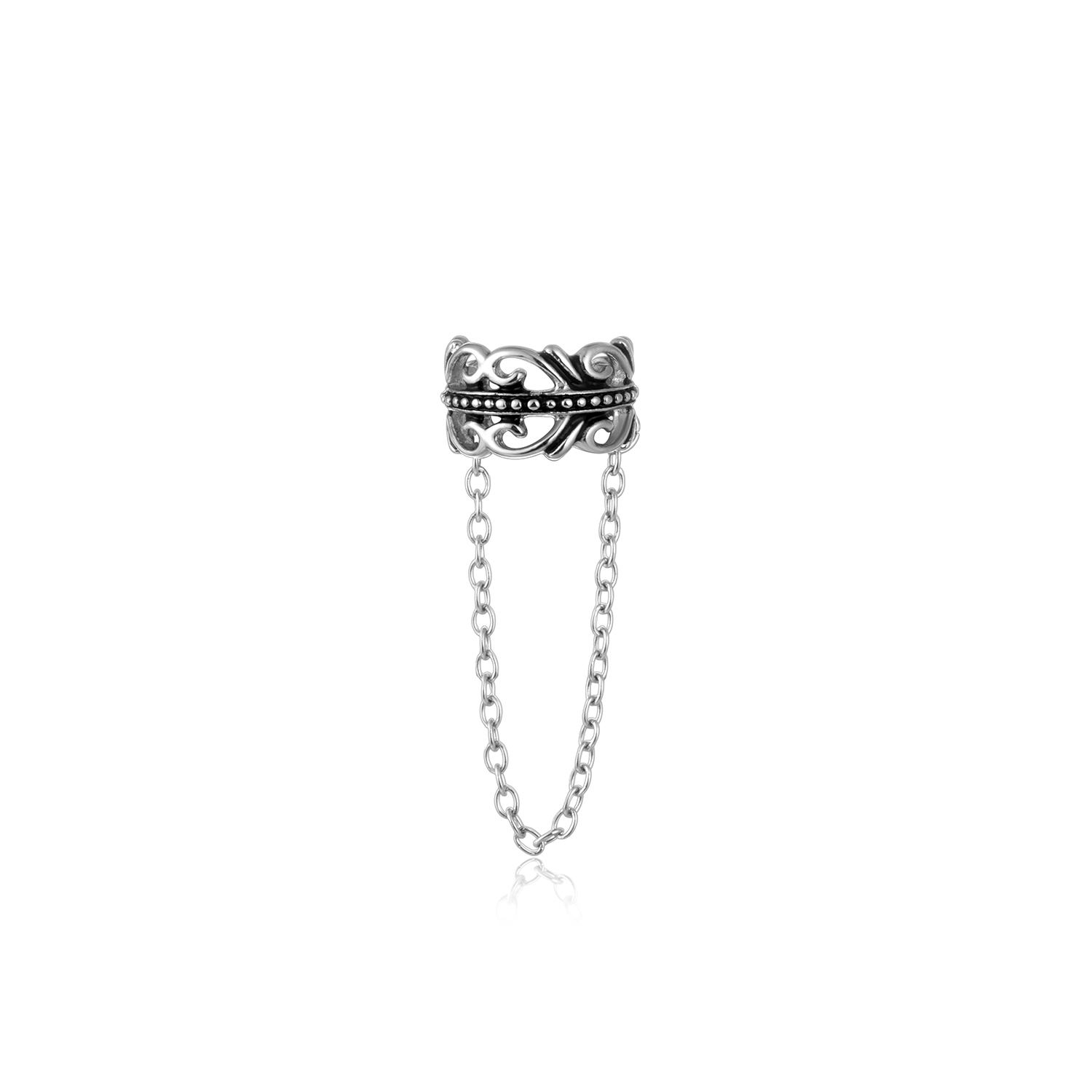 Haosen 7 Days Fast Delivery 304 Stainless Steel Chain Clip-on Earrings OEM Partner