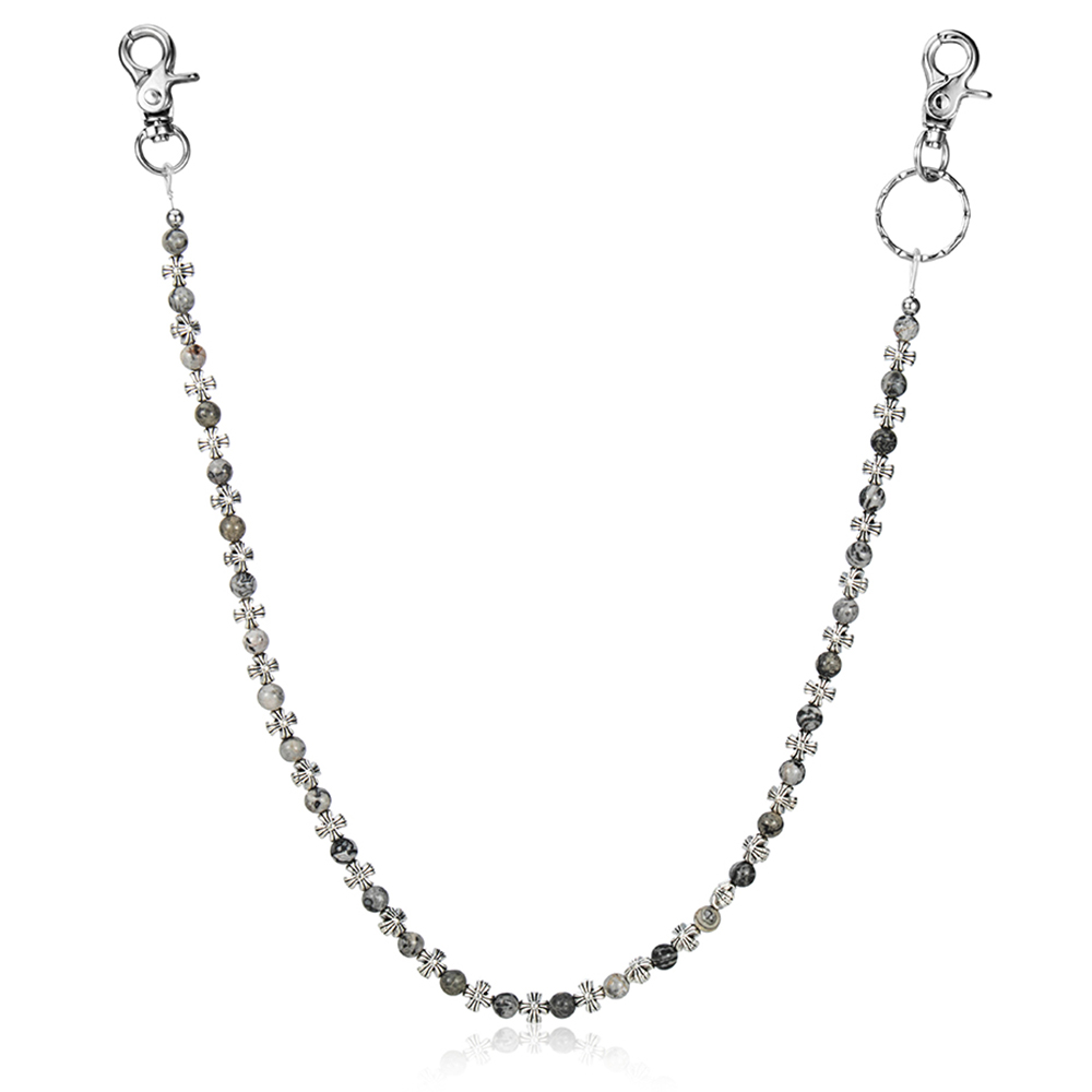 Cross Beaded Pocket Chain Customizable Jewelry Source Factory for Accessory Brands