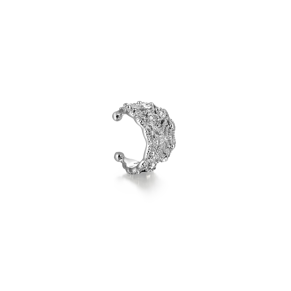 Haosen Trade Assurance 304 Stainless Steel Crystal Clip-on Earrings Wholesaler
