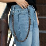 Zinc Alloy Iron Vintage Feather Charm Wallet Chain for Direct Supplier
