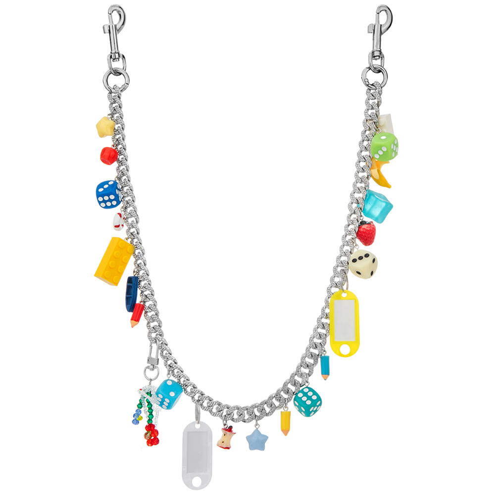 Zinc Alloy Resin Jean Chain for Direct Factory