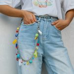 Zinc Alloy Resin Jean Chain for Direct Factory