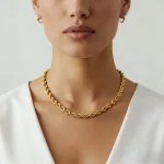 Bespoke 316L stainless steel rope chain necklace for women direct factory
