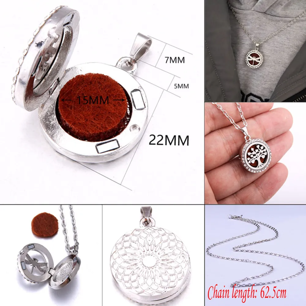 Customizable 12 constellation diamond locket necklace for wholesaler