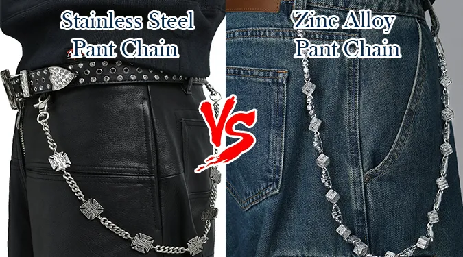 Stainless Steel vs. Zinc Alloy: Which Material Best Fits Your Brand’s Pant Chains?