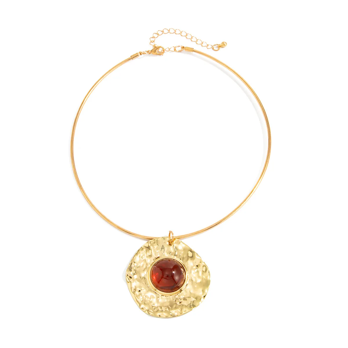 Zinc Alloy Resin Necklace B2B Customization Fashion Jewelry Supplier Jewelry ODM Partner