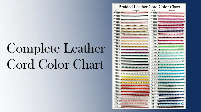 What Colors for Bracelet Leather Cord? Complete Color Chart & Custom Guide