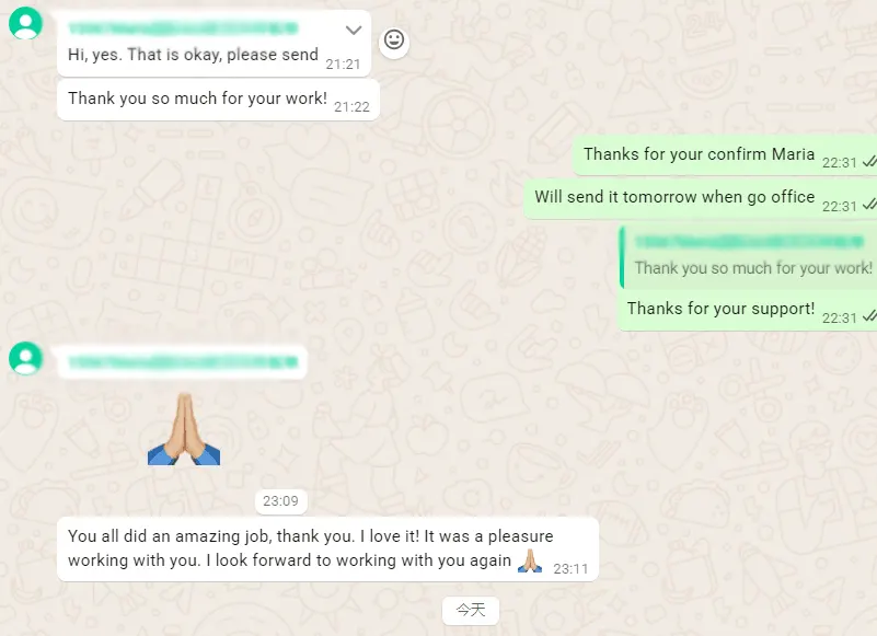 Custom 316L Stainless Steel Earrings Sample Client Review from Haosen