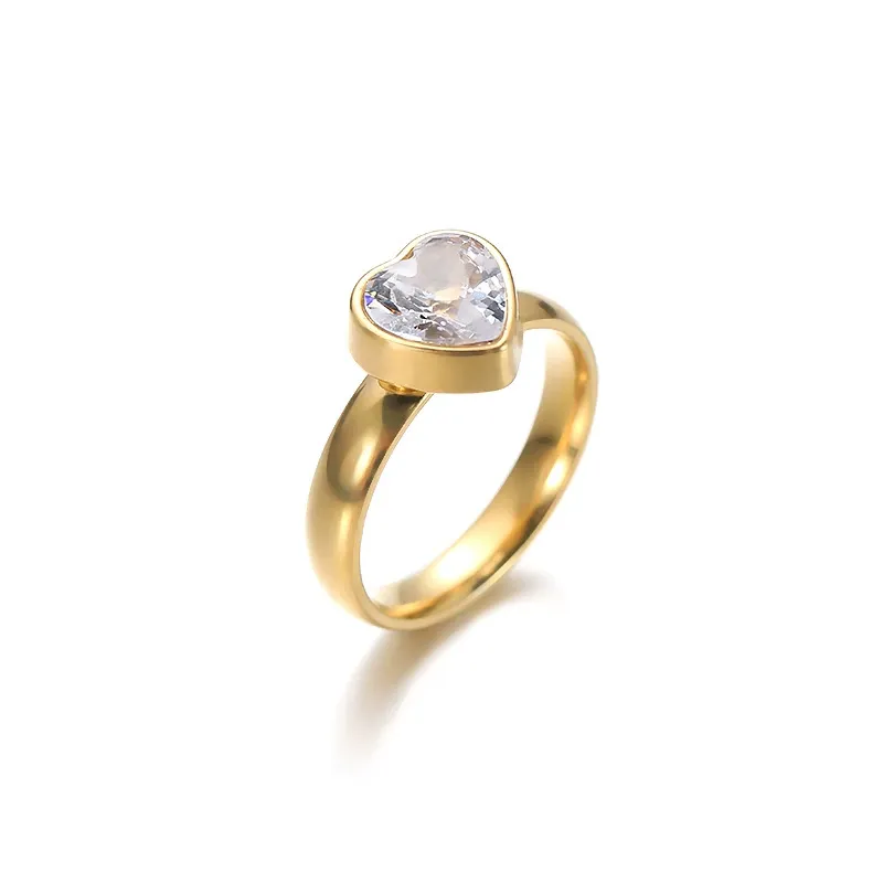 Heart Ring 316L Stainless Steel bulk oem production direct factory source for online marketplaces
