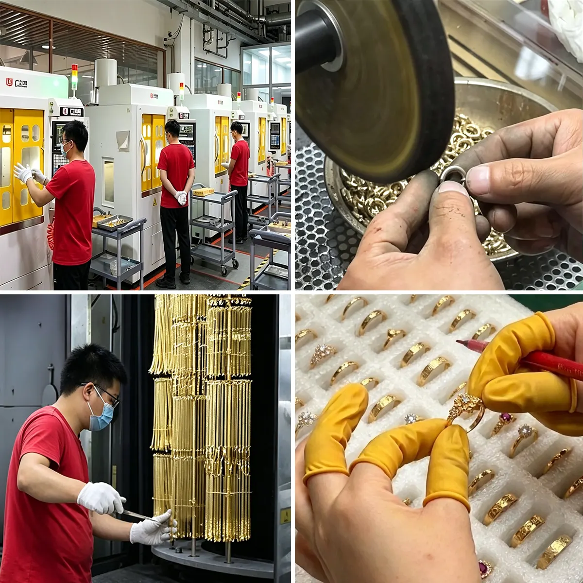 316L Stainless Steel Jewelry Manfacturer Custom Process CNC Engraving, Polishing, PVD Plating and Quality Control